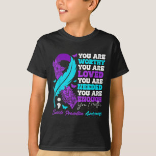 Camiseta Sensibilização para a prevenção do suicídio Motiva