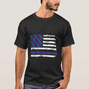 Camiseta Sensibilização Para A Prevenção Do Suicídio Usa Ba