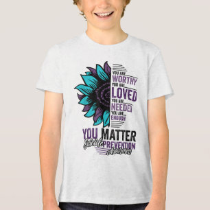 Camiseta Sensibilização Para A Prevenção Do Suicídio Você É