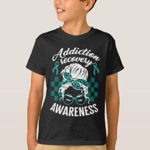 Camiseta Sensibilização para a recuperação de Vícios com ov