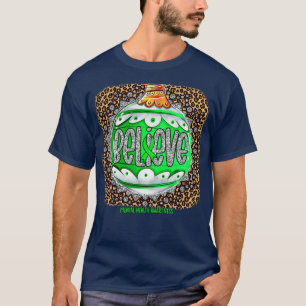 Camiseta Sensibilização para a saúde mental Acredite no orn