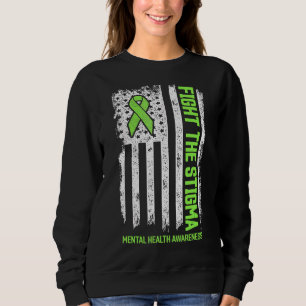 Camiseta Sensibilização Para A Saúde Mental Combater O Esti