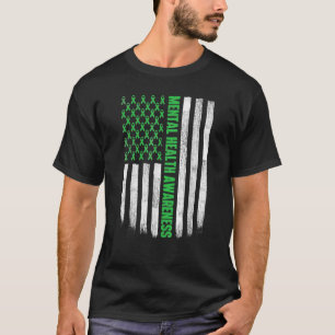 Camiseta Sensibilização para a Saúde Mental da Faixa Verde 