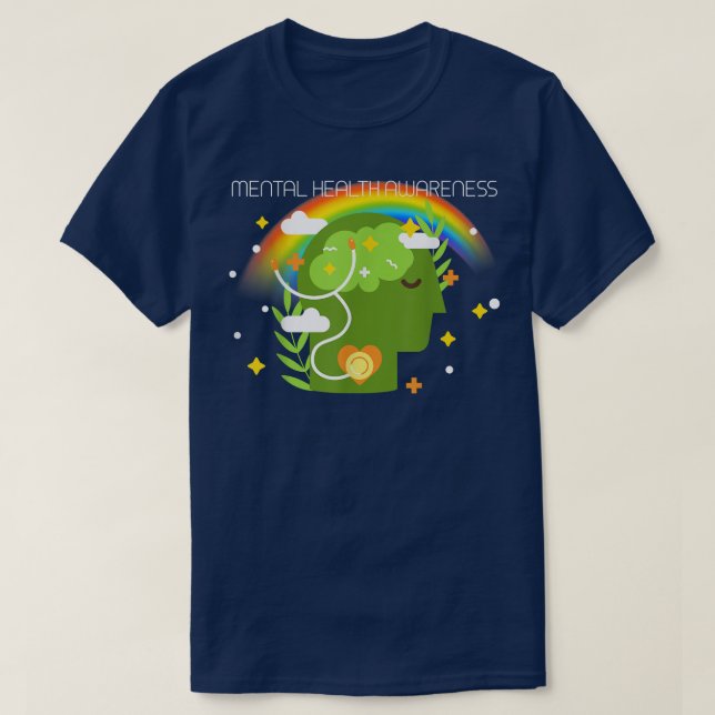Camiseta Sensibilização Para A Saúde Mental Da Lgbt 2963 13 (Frente do Design)