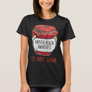 Camiseta Sensibilização para a saúde mental divertida