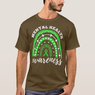 Camiseta Sensibilização para a Saúde Mental do Rainbow Gree