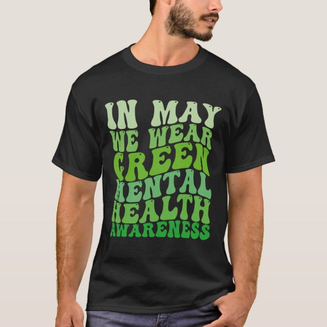Camiseta Sensibilização Para A Saúde Mental Em Maio Vestimo (Frente)