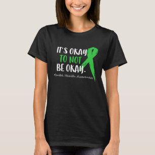Camiseta Sensibilização Para A Saúde Mental Está Tudo Bem E