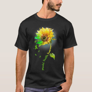 Camiseta Sensibilização para a saúde mental Fita Verde de g