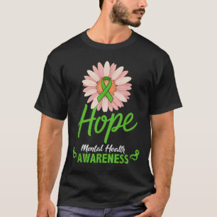 Camiseta Sensibilização para a saúde mental Fita Verde de G