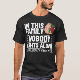 Camiseta Sensibilização Para A Saúde Mental Indica Fita Ter