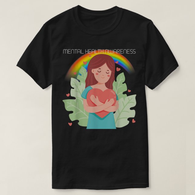 Camiseta Sensibilização Para A Saúde Mental Lgbtq3005 1340 (Frente do Design)