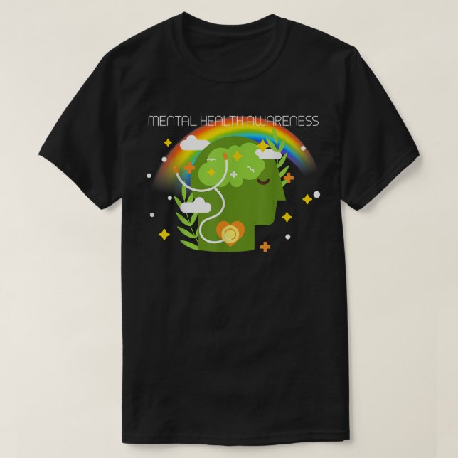 Camiseta Sensibilização para a Saúde Mental Lgbtq 3004 1339 (Frente do Design)