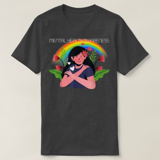 Camiseta Sensibilização para a Saúde Mental Lgbtq 3010 (Frente do Design)