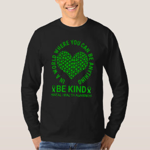 Camiseta Sensibilização Para A Saúde Mental Mês 2022 Ser Ba