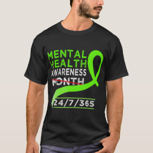 Camiseta Sensibilização Para A Saúde Mental Mês De Maio Par