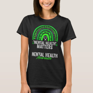 Camiseta Sensibilização para a saúde mental Mês Leopard Rai