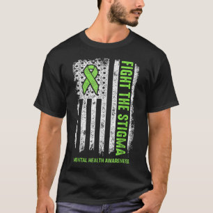 Camiseta Sensibilização Para A Saúde Mental Mês Luta Contra