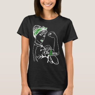 Camiseta Sensibilização para a saúde mental Mês Mulher Fita