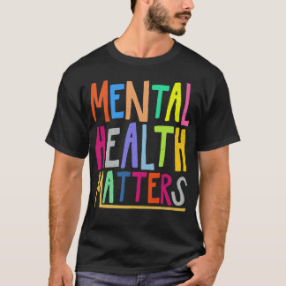 Camiseta Sensibilização para a Saúde Mental Mês Saúde Menta