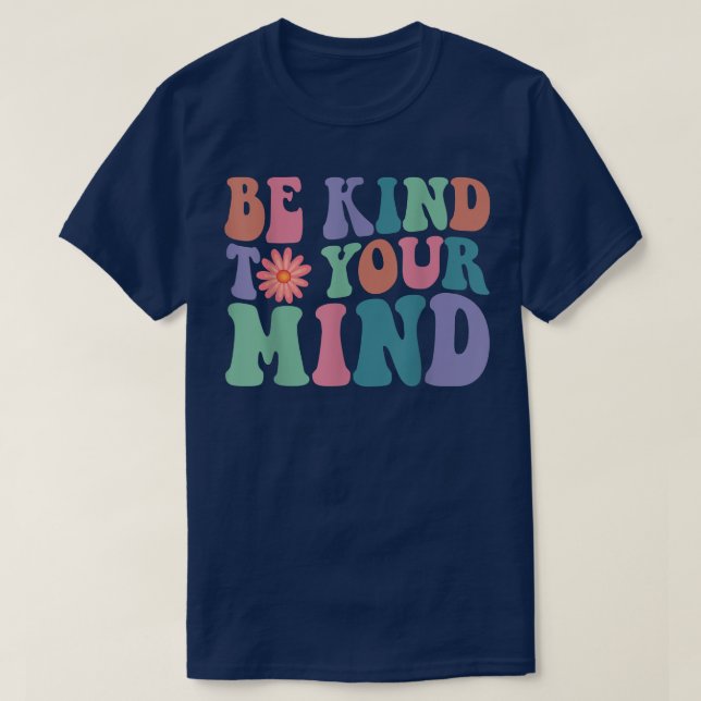 Camiseta Sensibilização Para A Saúde Mental Seja Bonita Par (Frente do Design)