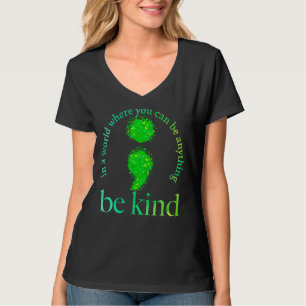 Camiseta Sensibilização Para A Saúde Mental Seja Uma Boca V