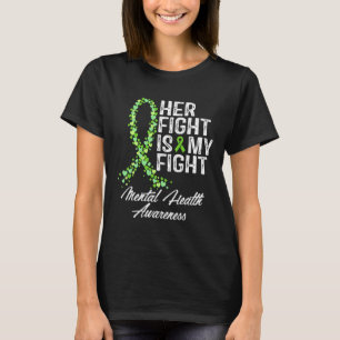 Camiseta Sensibilização Para A Saúde Mental Sua Luta É Minh