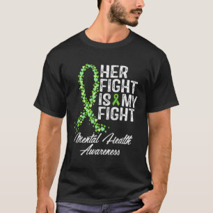 Camiseta Sensibilização Para A Saúde Mental Sua Luta É Minh