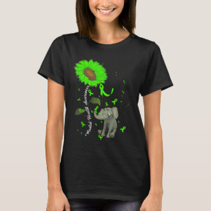 Camiseta Sensibilização para a saúde mental Sunflower Green
