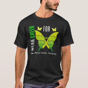 Camiseta Sensibilização Para A Saúde Mental Termina O Arco-