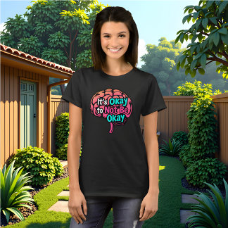 Camiseta Sensibilização para a saúde mental - Tudo bem não 