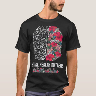 Camiseta Sensibilização Para A Saúde Termina A Consciência