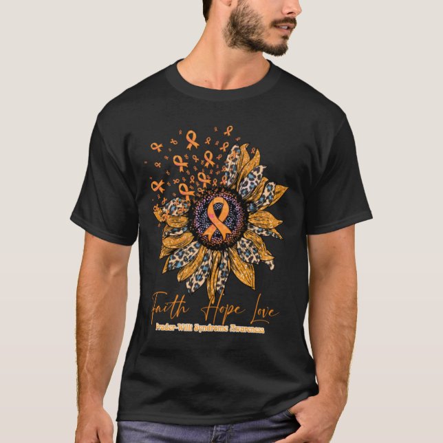 Camiseta Sensibilização para a síndrome de Prader-Willi - C (Frente)