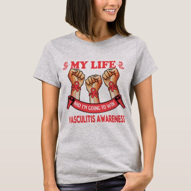 CAMISETA SENSIBILIZAÇÃO PARA A VASCULITE (Frente)