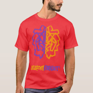 Camiseta Sensibilização para adhd cerebral neurodivergente