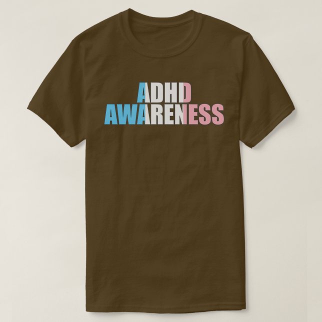 Camiseta Sensibilização para DDA transgênero (Frente do Design)