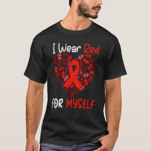 Camiseta Sensibilização Para Doenças Cardíacas Em Fevereiro