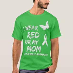 Camiseta Sensibilização Para Doenças Cardíacas Eu Visto Ver