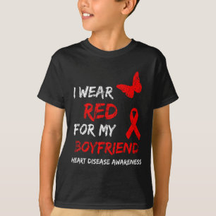 Camiseta Sensibilização Para Doenças Cardíacas Eu Visto Ver