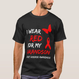 Camiseta Sensibilização Para Doenças Cardíacas Eu Visto Ver