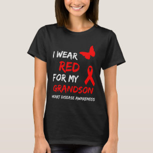 Camiseta Sensibilização Para Doenças Cardíacas Eu Visto Ver