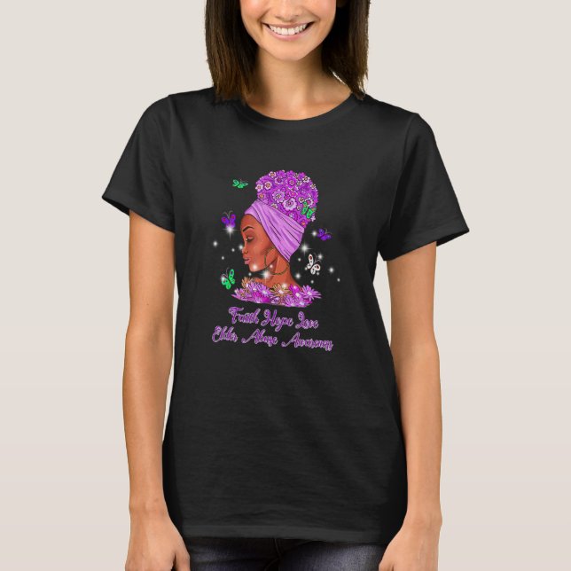 Camiseta Sensibilização para o abuso de idosos Abuso de rox (Frente)