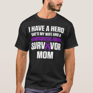 Camiseta Sensibilização para o abuso e sobrevivência da mãe