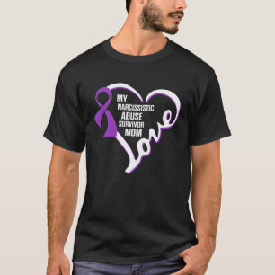 Camiseta Sensibilização para o abuso e sobrevivência da mãe