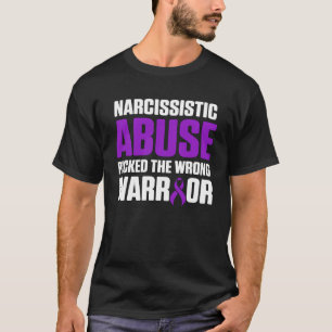 Camiseta Sensibilização para o Abuso Narcisista Mundial Esc
