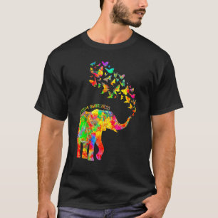 Camiseta Sensibilização para o Autismo de Elefante e Borbol