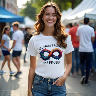 Camiseta Sensibilização para o Autismo Neurodivergente e or