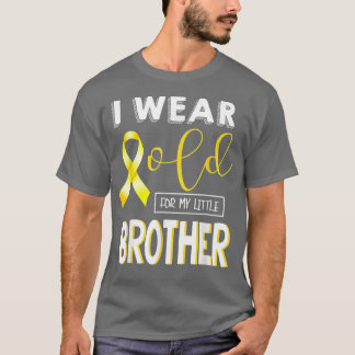 Camiseta Sensibilização Para O Cancer Da Infância Eu Visto 