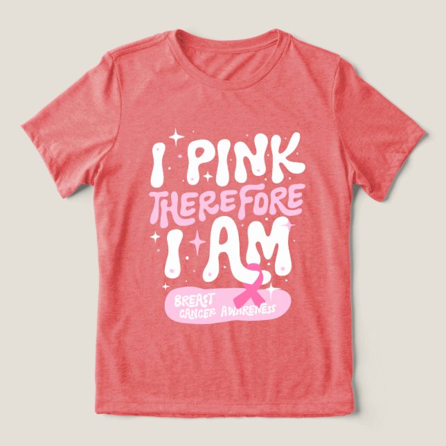 Camiseta Sensibilização para o Cancer da Mama 2024 Invigora (Design frontal)