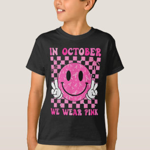 Camiseta Sensibilização para o Cancer da Mama de Groovy em